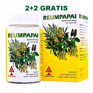 REUMPAPAI 100 kap 2 opakowania + 2 GRATIS (łącznie 400 kaps.) suplement diety