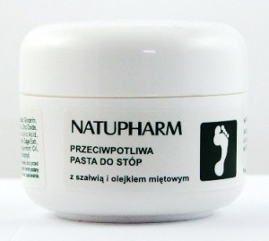 NATUPHARM 50 g pasta do stóp przeciwpotliwa Data 30.11.2026.