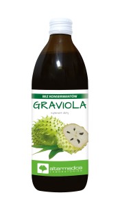 GRAVIOLA 500ml 100% puree z owoców Gravioli DATA: 04.2027.